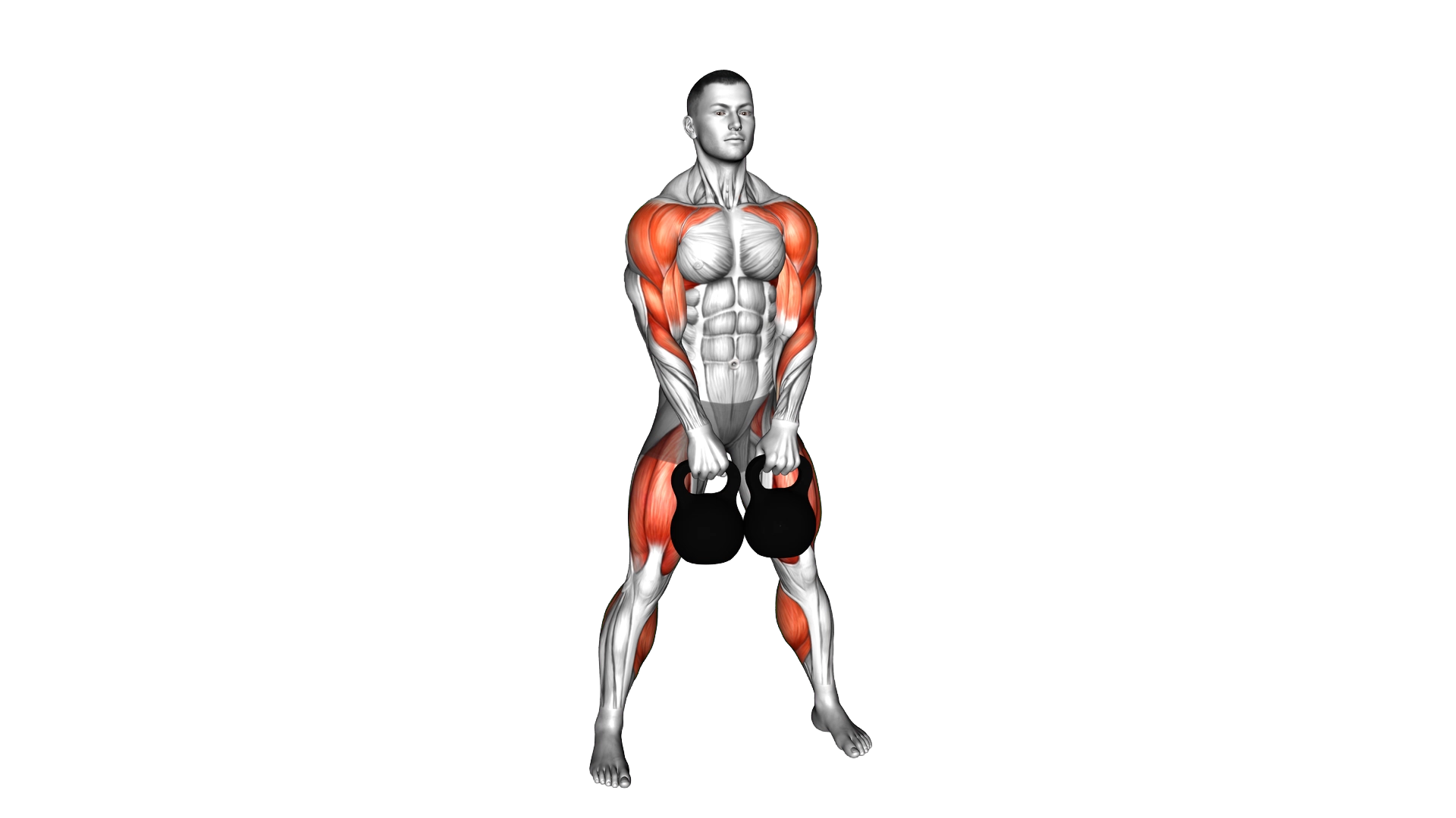 Kettlebell Double Alternating Hang Clean exercise demonstration