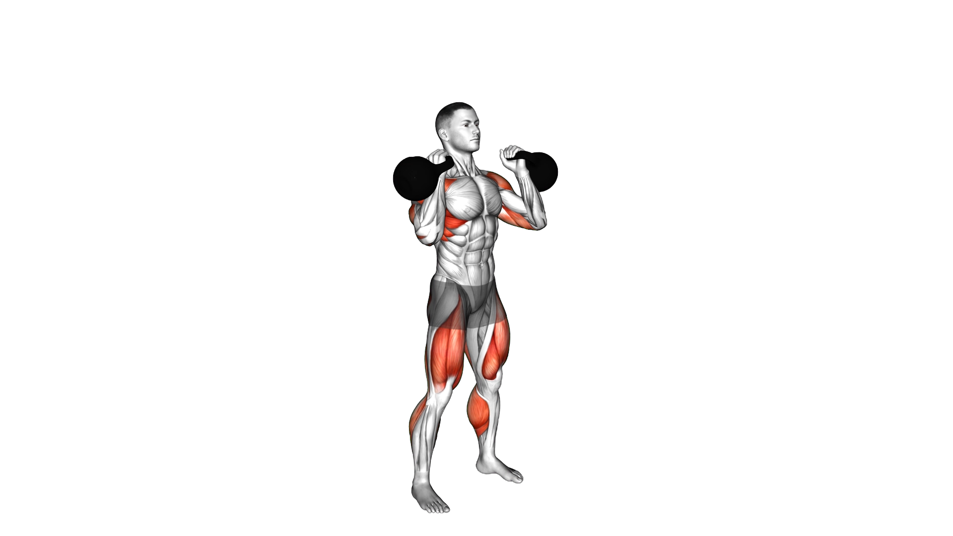 Kettlebell Double Jerk exercise demonstration
