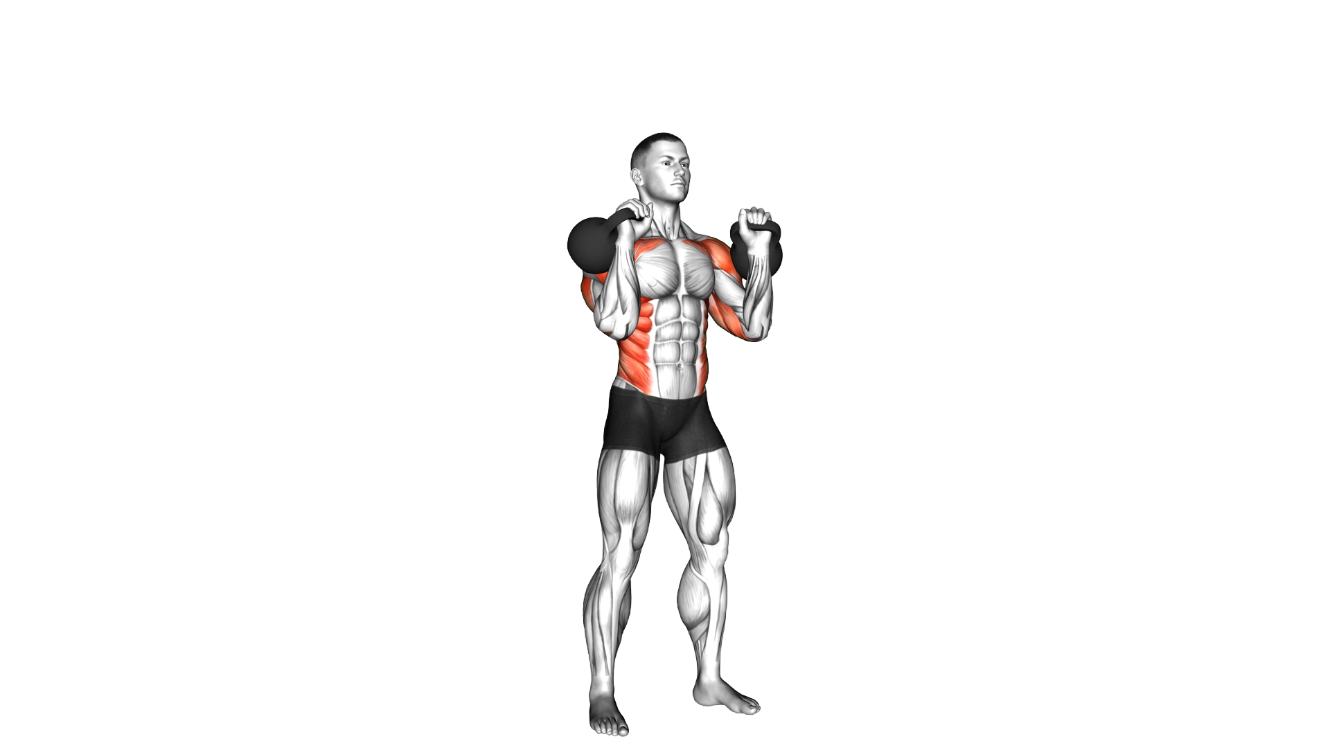 Kettlebell Seesaw Press exercise demonstration