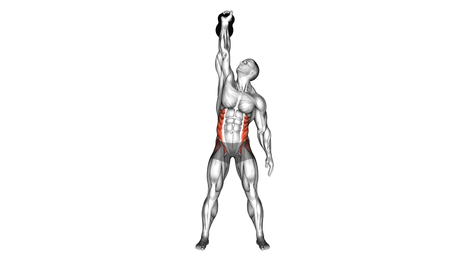 Kettlebell Windmill exercise demonstration