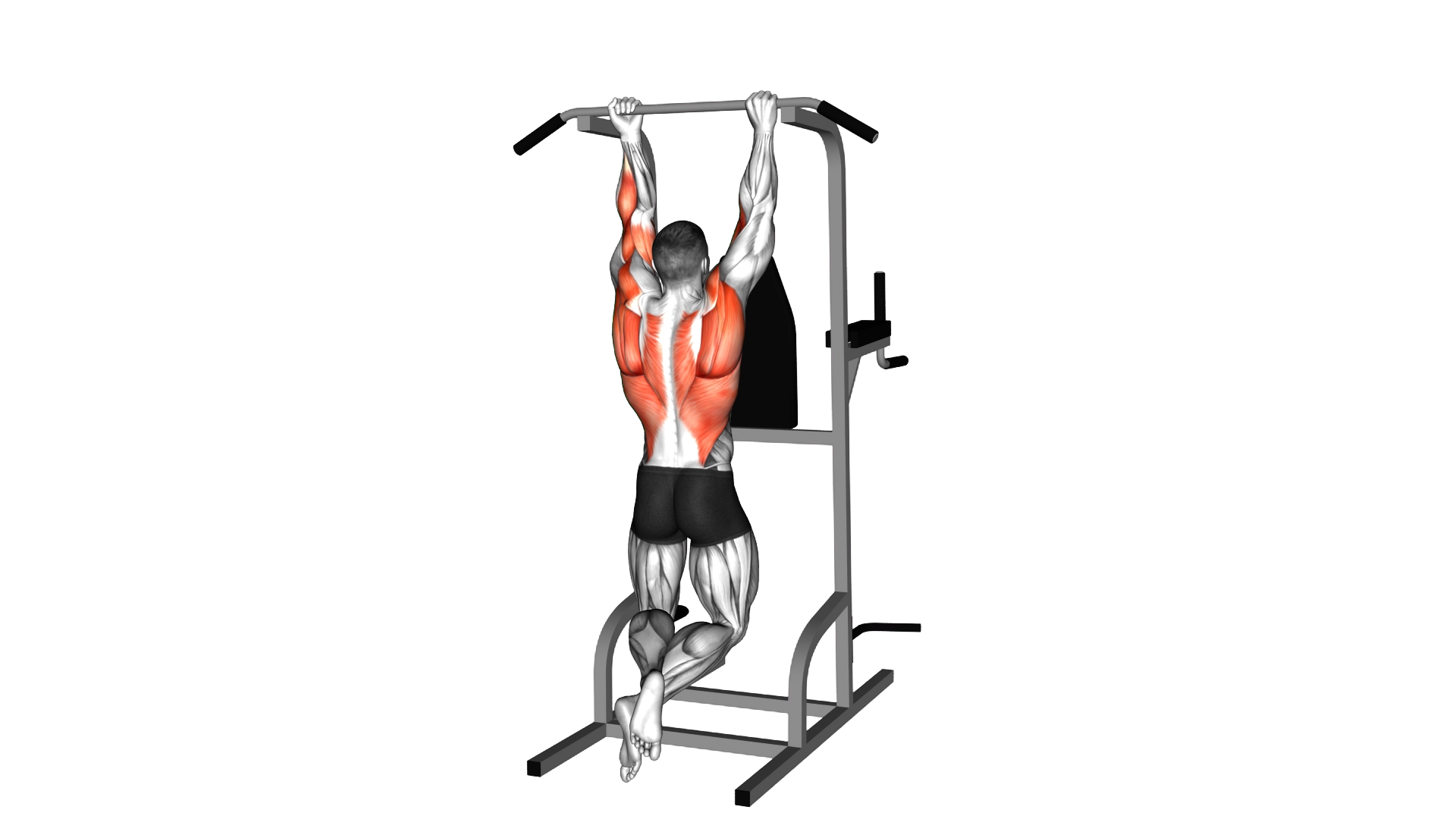 Mixed Grip Chin up exercise demonstration