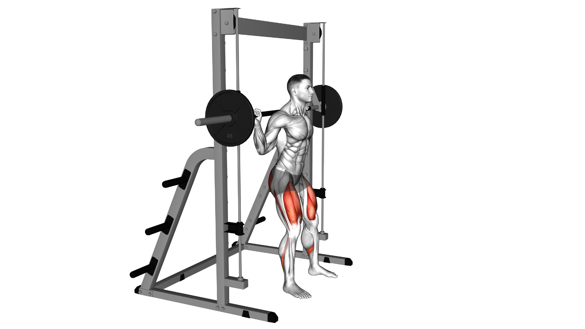 Smith Chair Squat exercise thumbnail