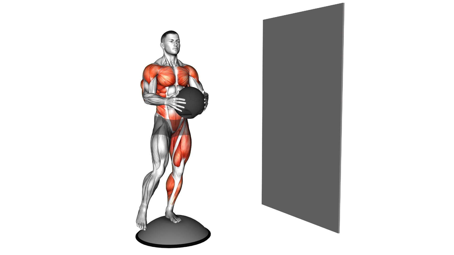 Medicine Ball Single Leg Balance Throw exercise thumbnail