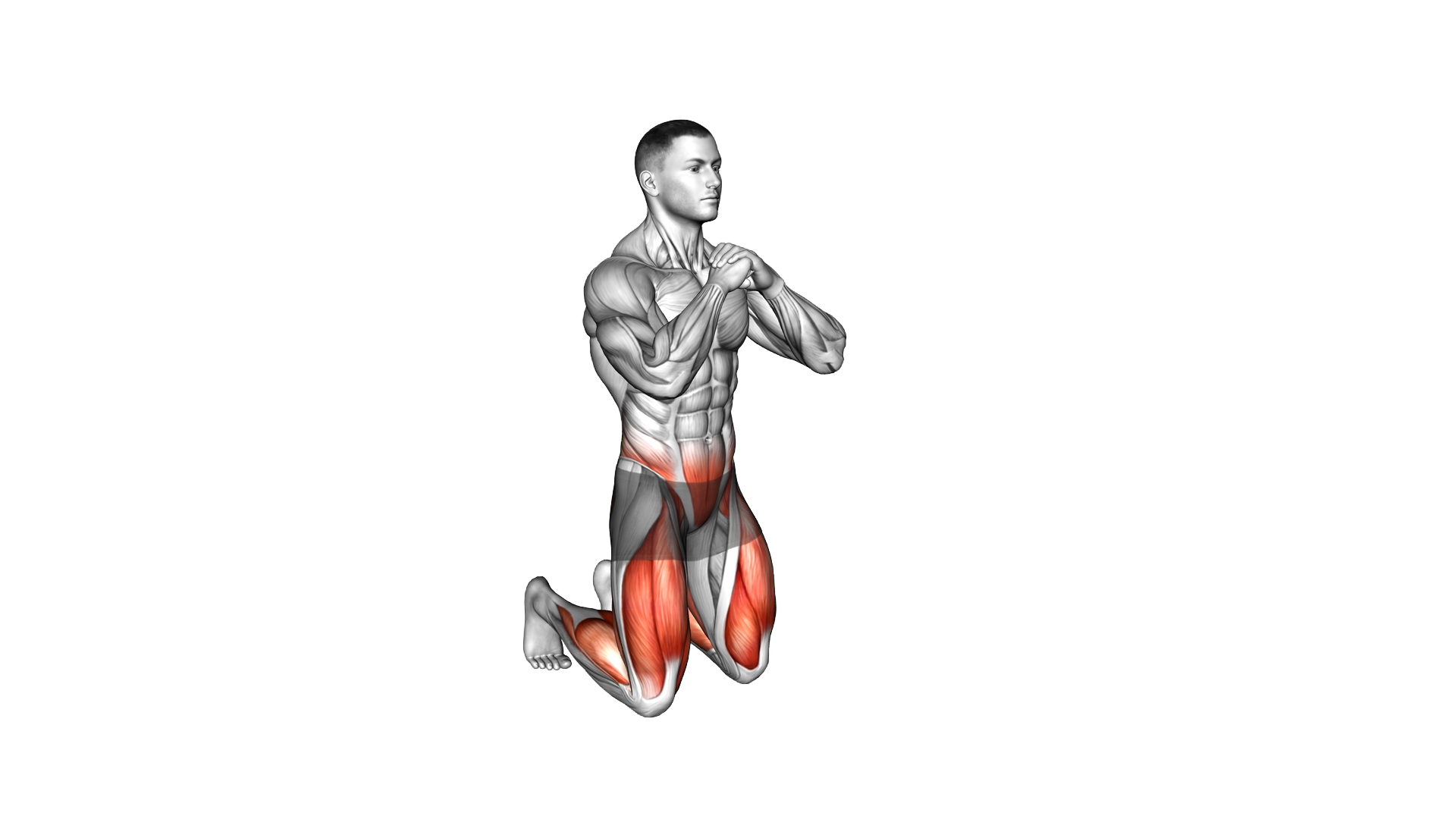 Alternating Kneeling to Half Kneeling exercise demonstration