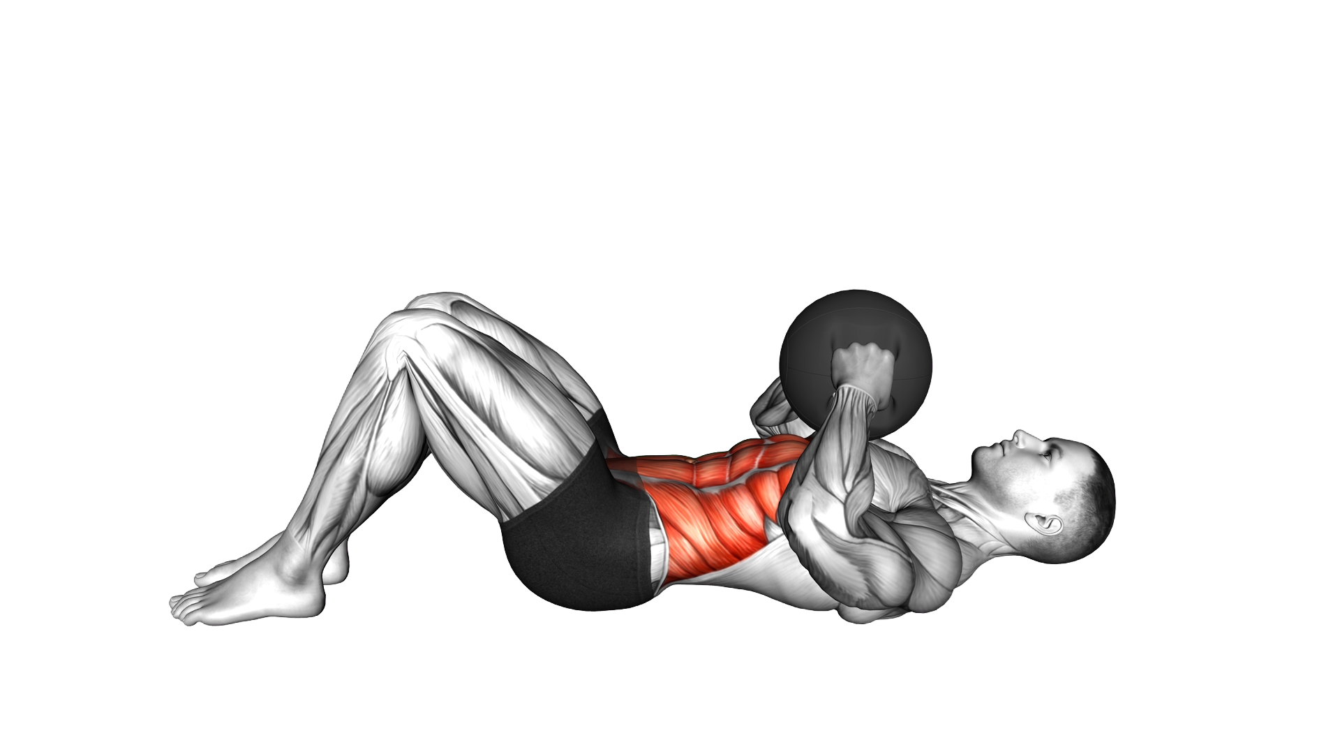 Medicine Ball Oblique Crunch exercise thumbnail