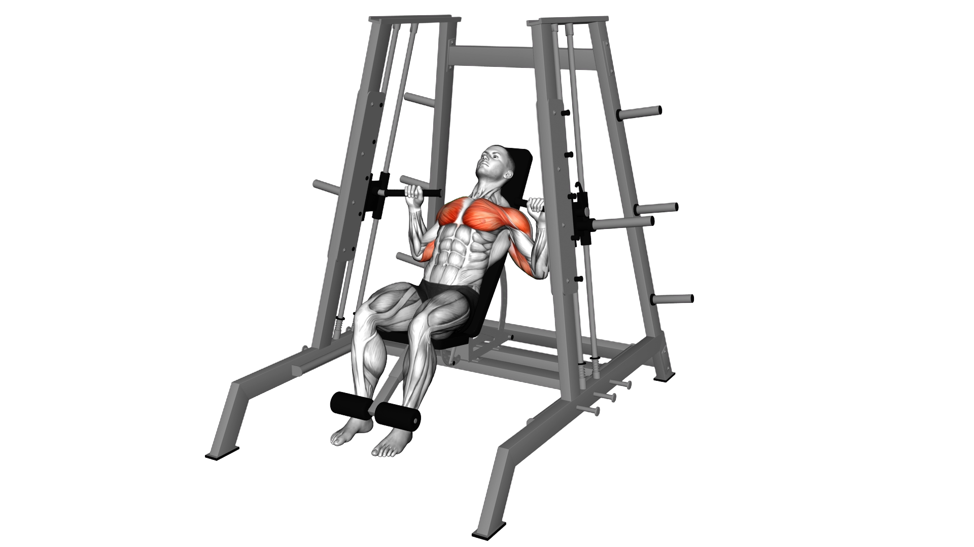 Lever Tower Incline Chest Press exercise demonstration