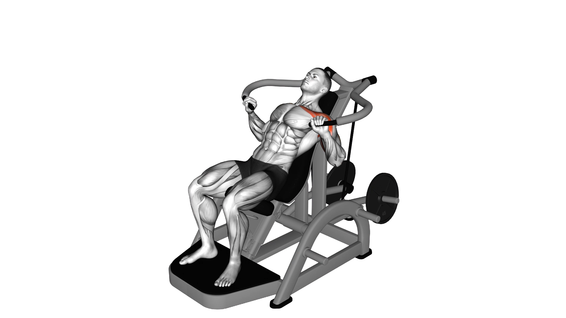Lever Incline Chest Press exercise demonstration