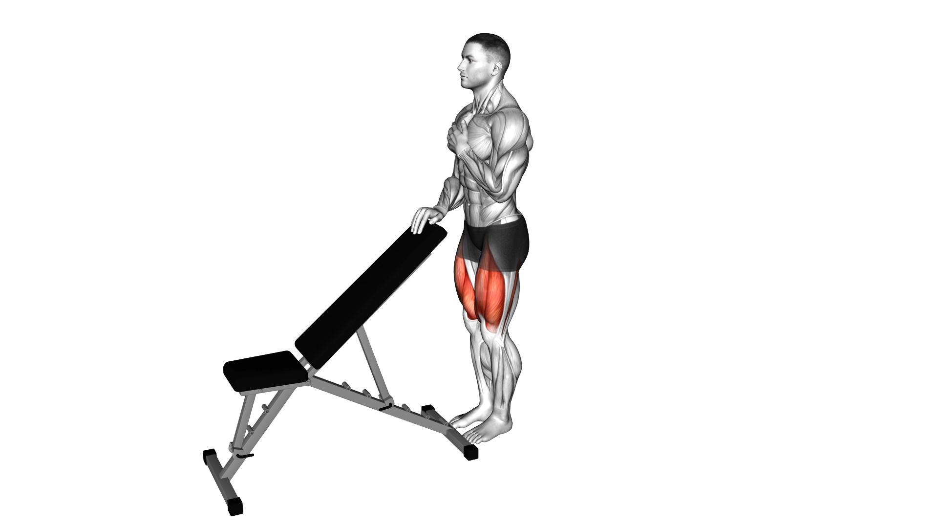 Sissy Squat Bodyweight exercise thumbnail