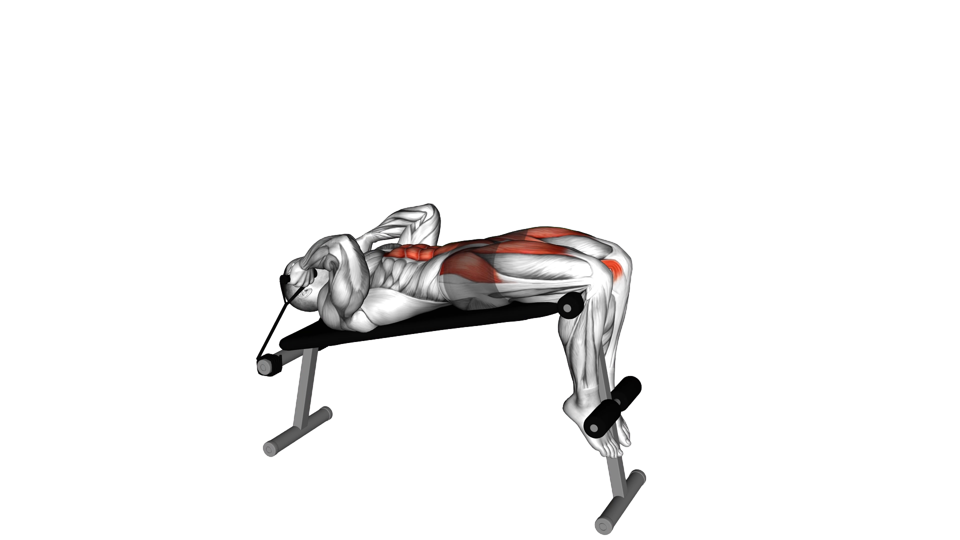 Band Decline Sit up exercise thumbnail