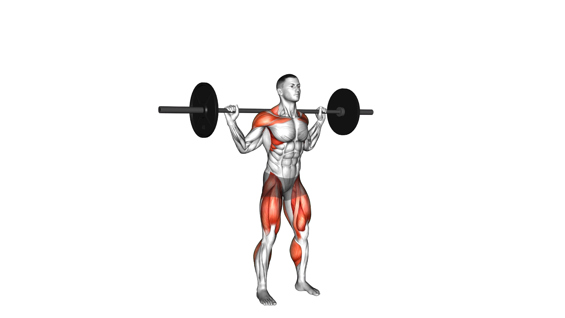 Barbell Snatch Balance exercise thumbnail