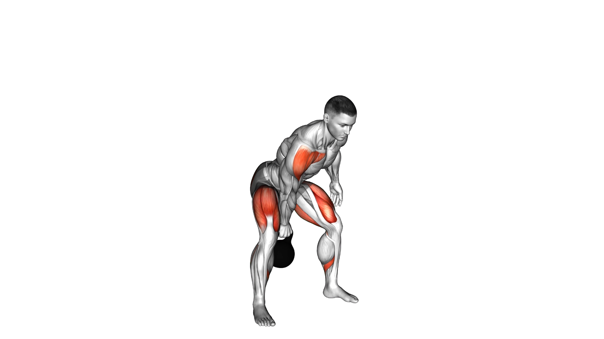 Kettlebell One Arm Swing exercise demonstration