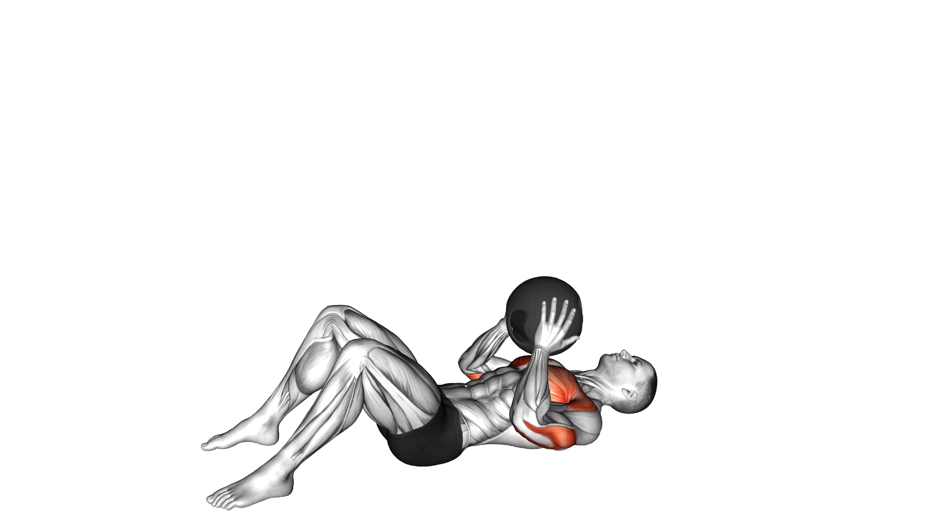 Medicine Ball Supine Chest Throw exercise demonstration