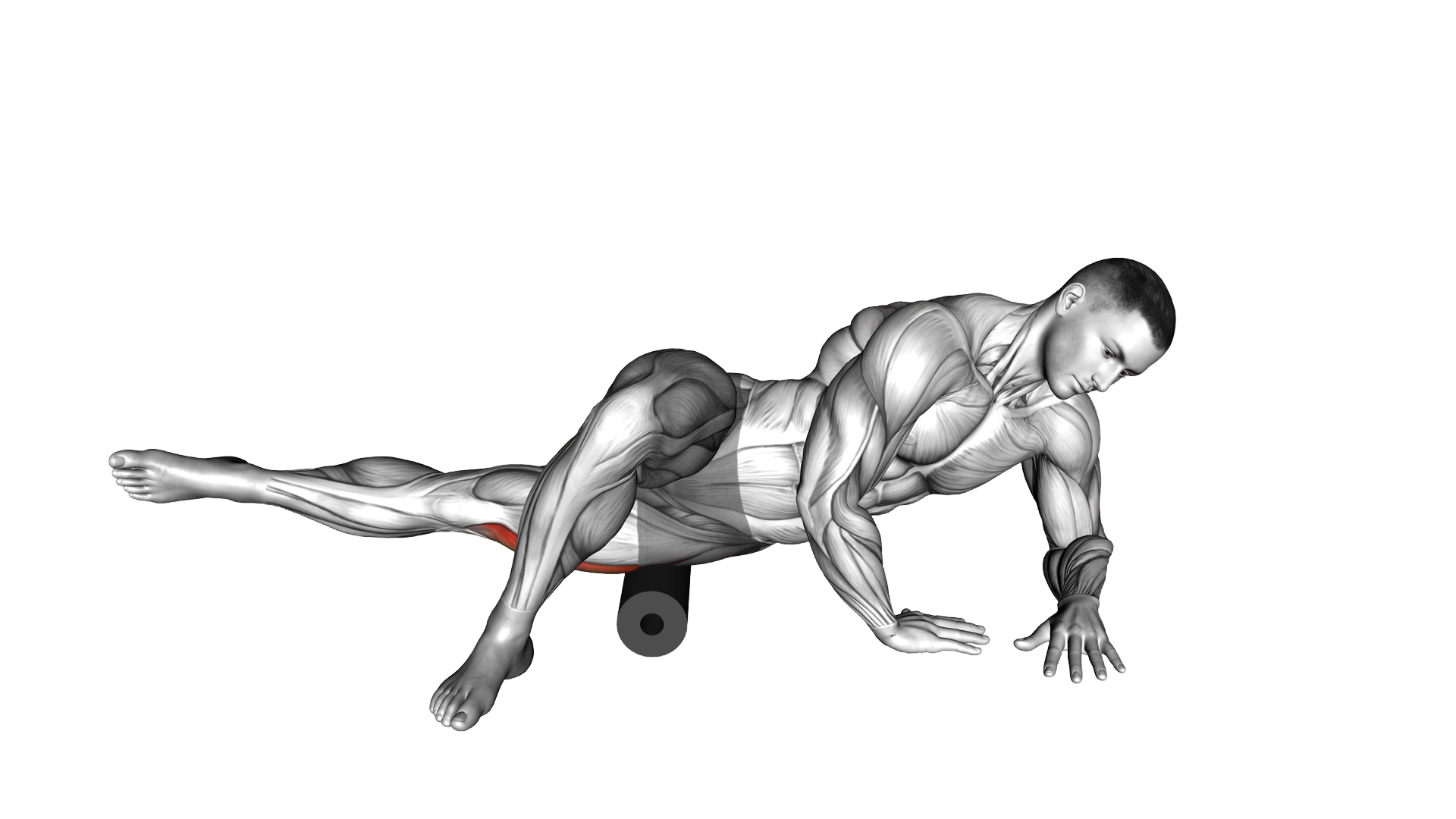Roll Hip Lat Stretch exercise demonstration