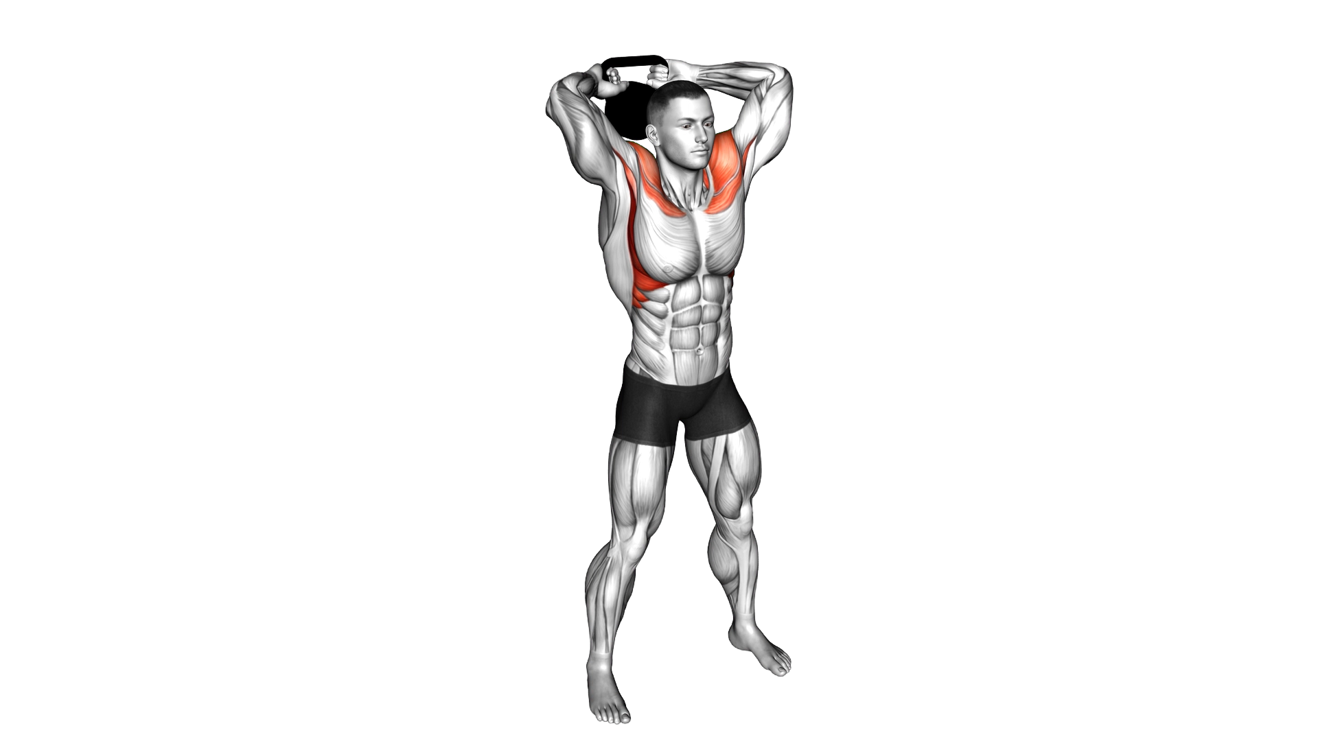 Kettlebell Around Head Rotation exercise demonstration