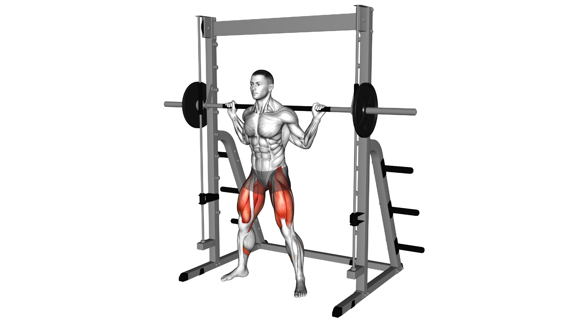 Smith Sumo Squat exercise demonstration