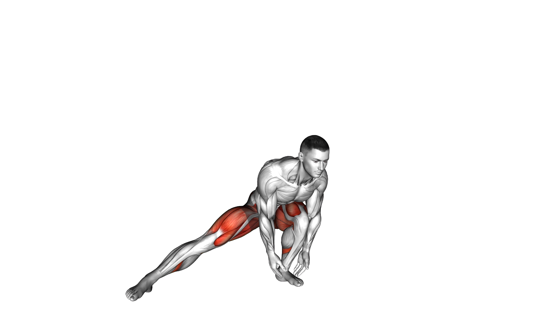Alternate Heel Touch Side Kick Squat exercise demonstration