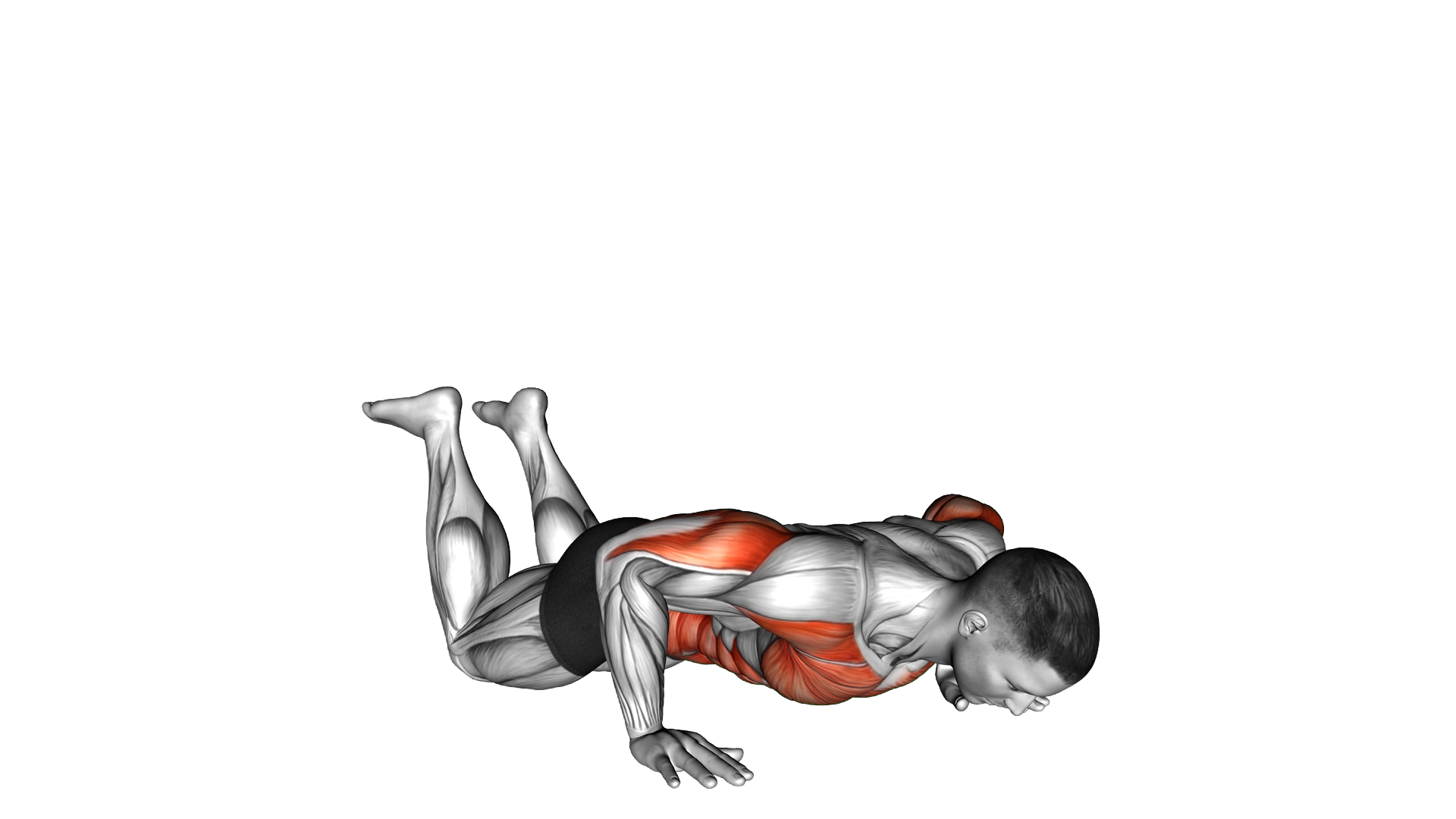 Kneeling Rotational Push Up exercise demonstration