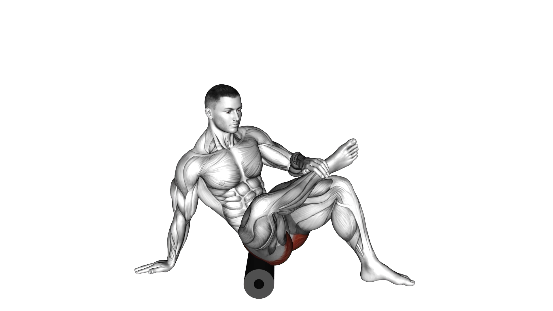 Roll Recumbent Hip External Rotator and Hip Extens exercise demonstration