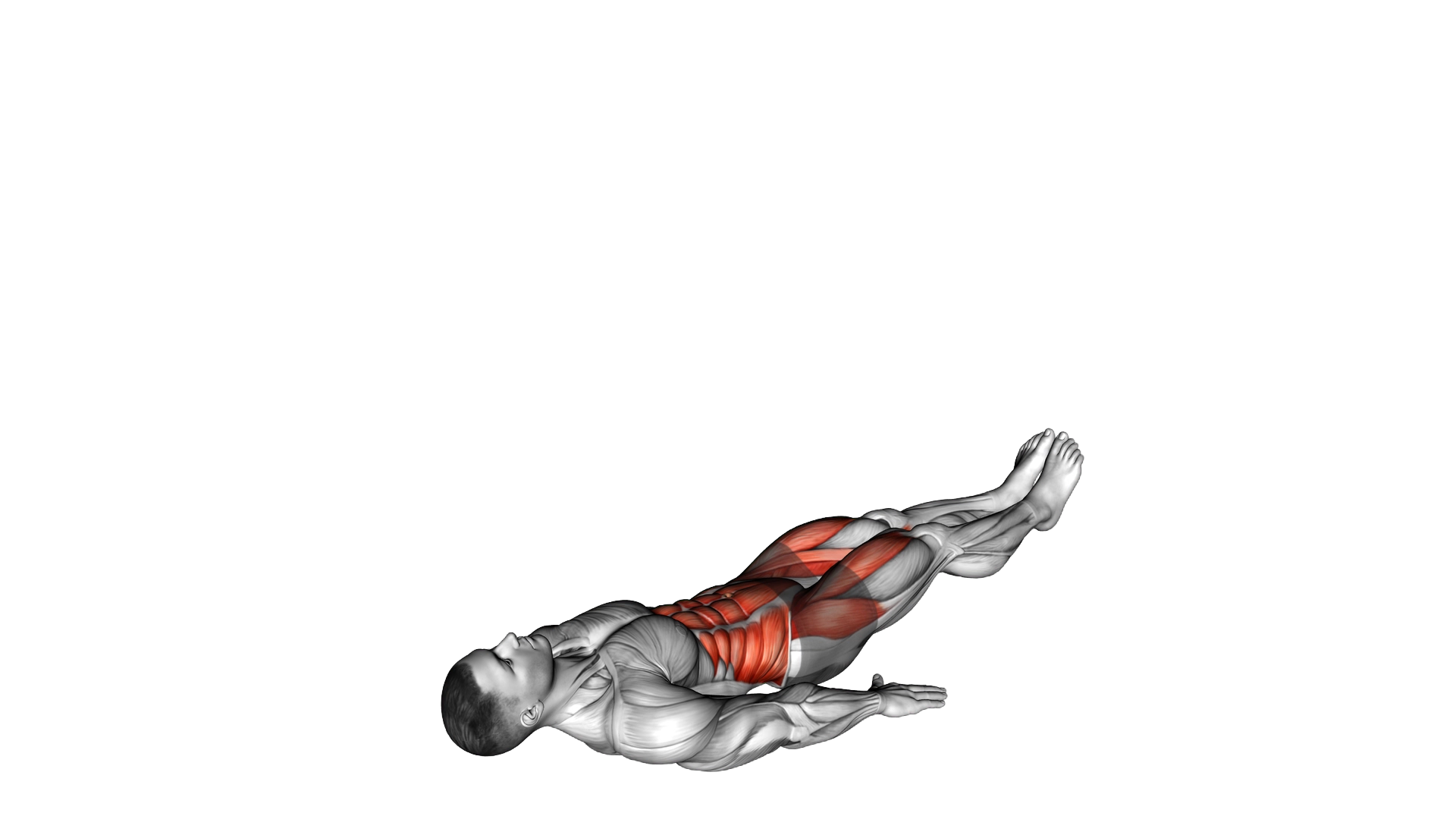 Alternate Lying Floor Leg Raise exercise demonstration