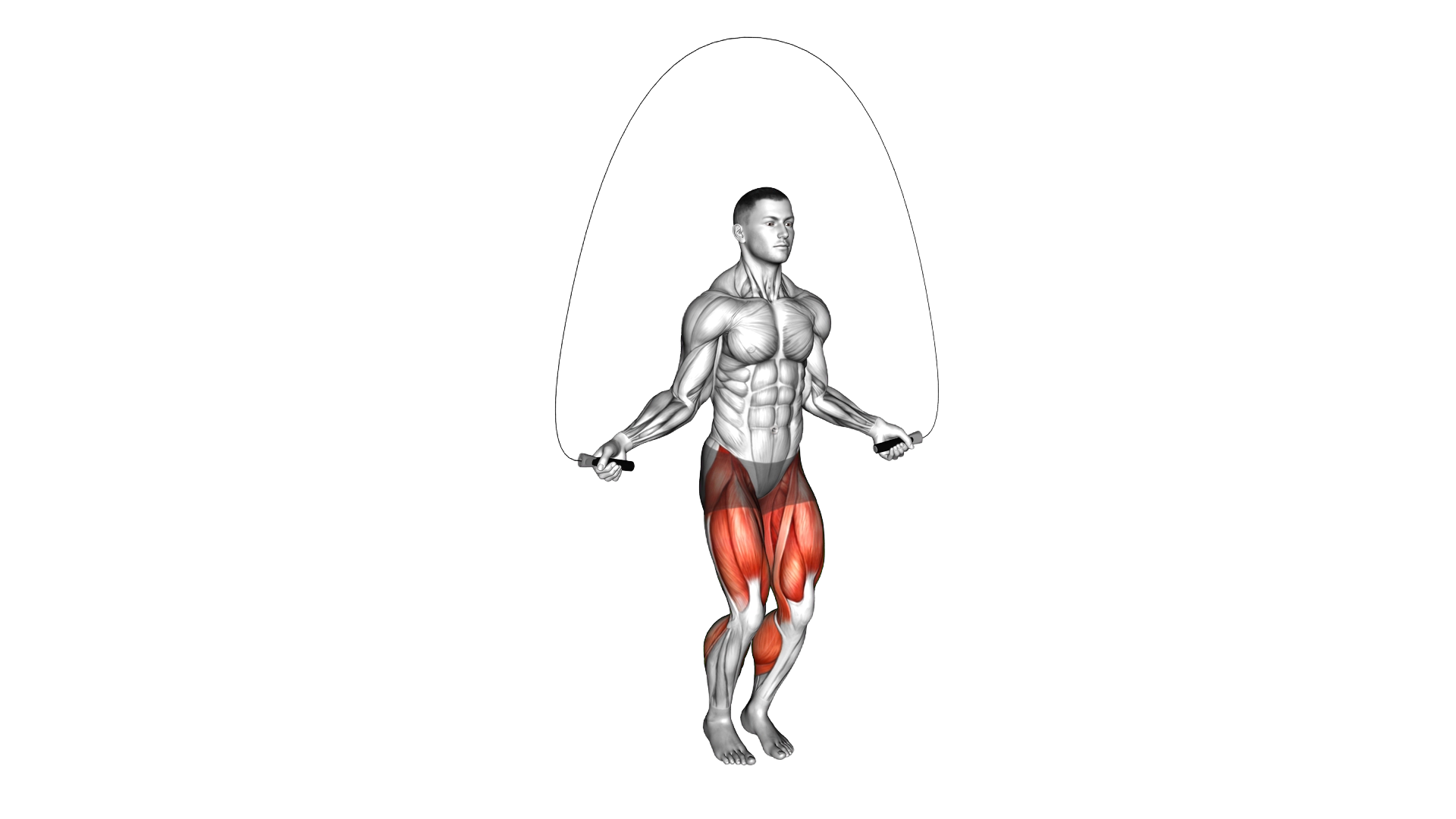 High Jump Rope exercise demonstration