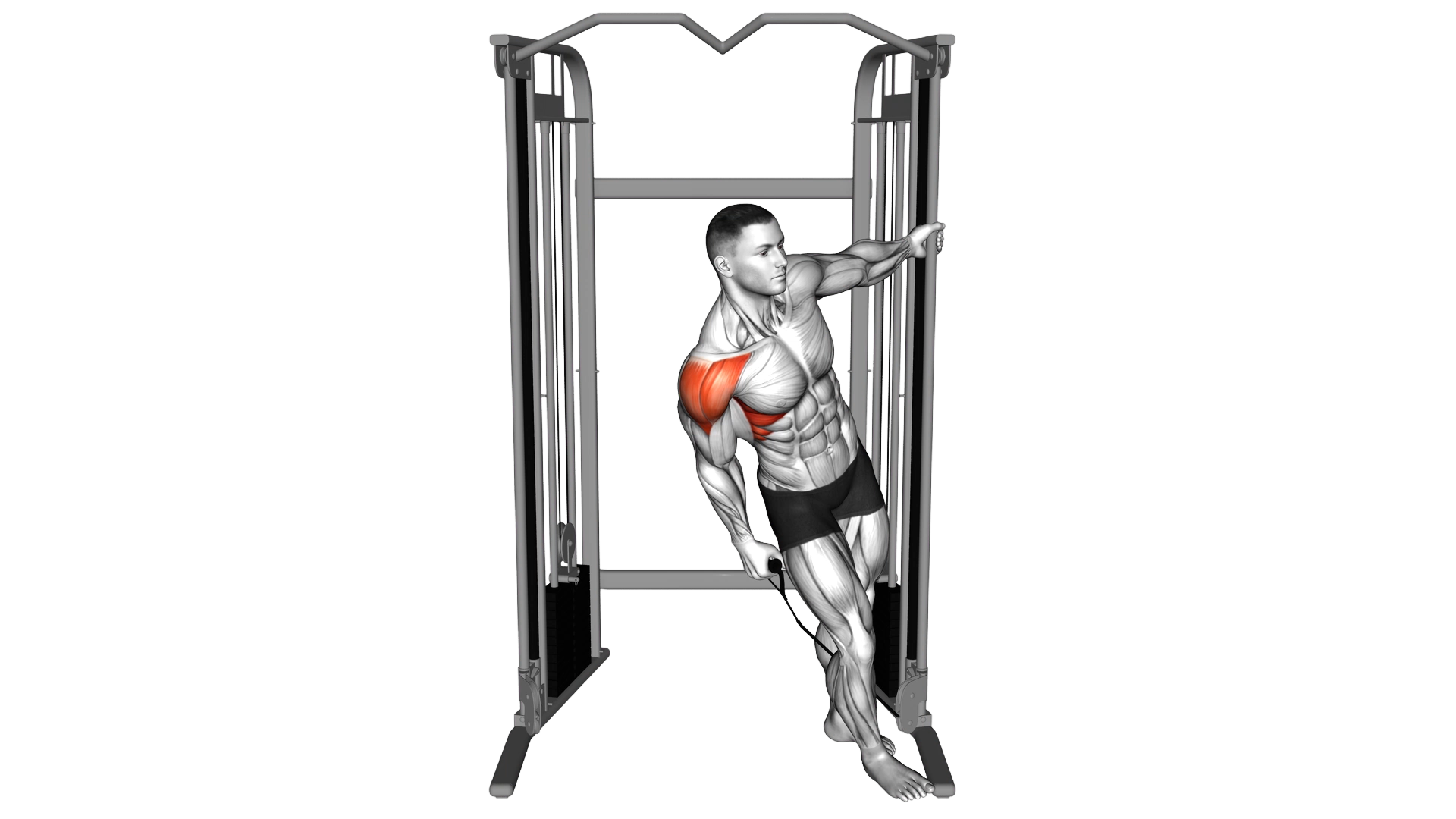 Cable Leaning Lateral Raise exercise thumbnail
