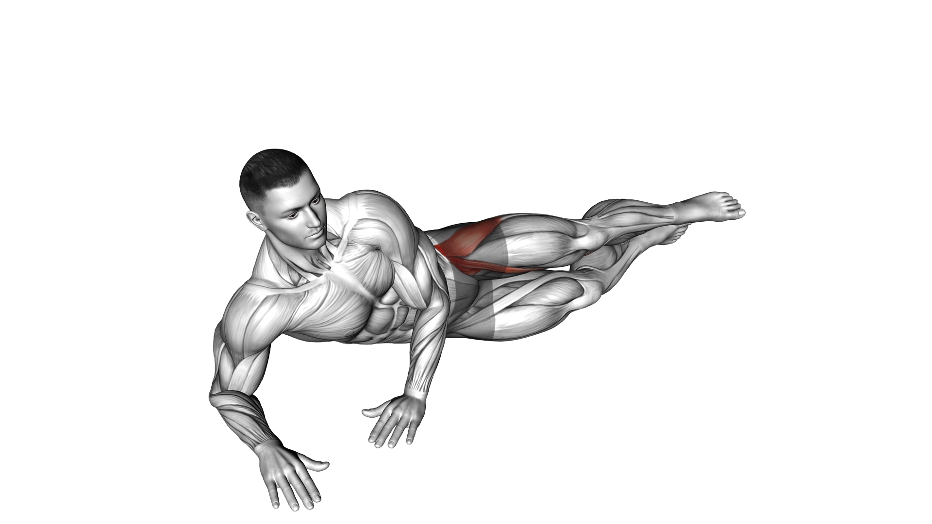 Side Lying Leg Circle exercise demonstration