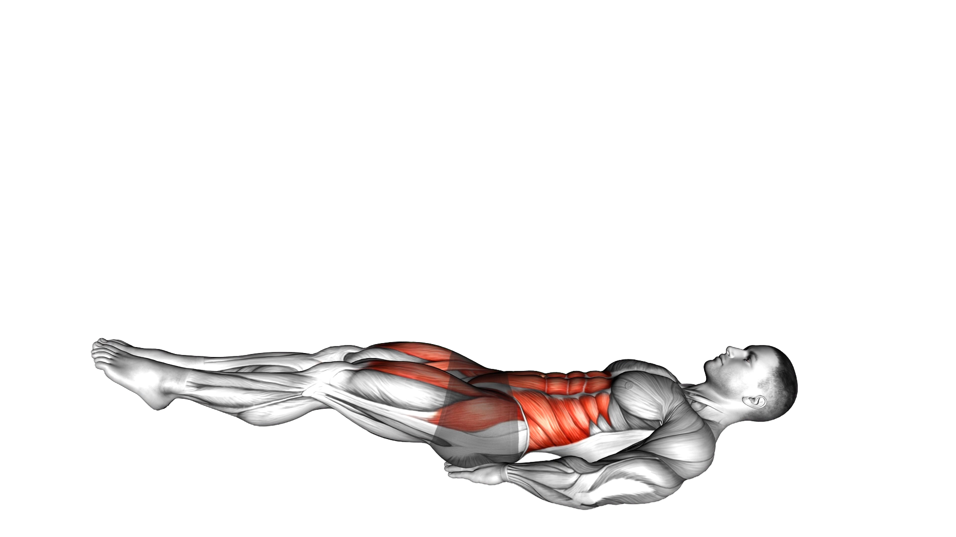 Lying Leg Hip Raise on Floor exercise demonstration