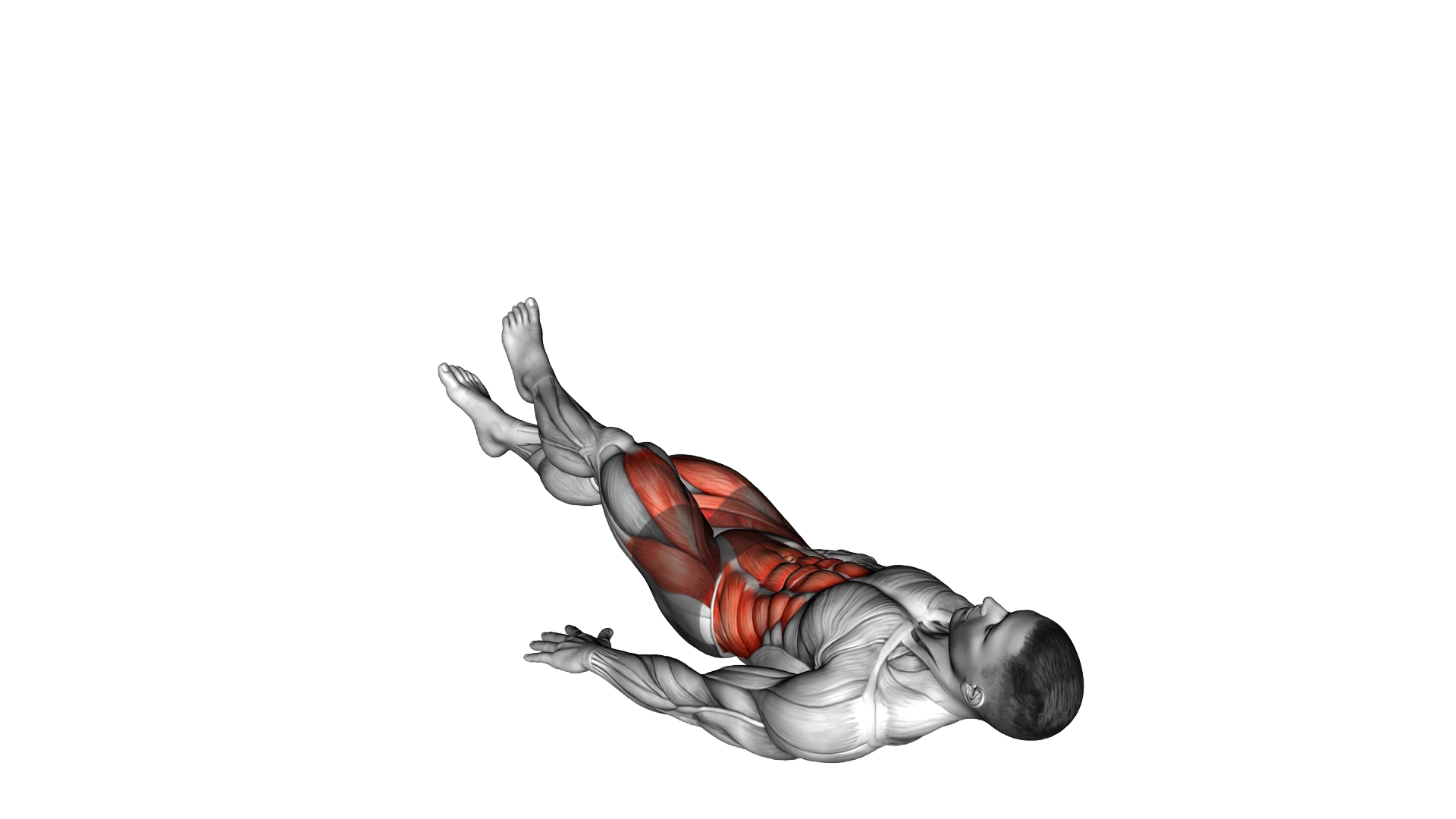 Criss Cross Leg Raises exercise demonstration