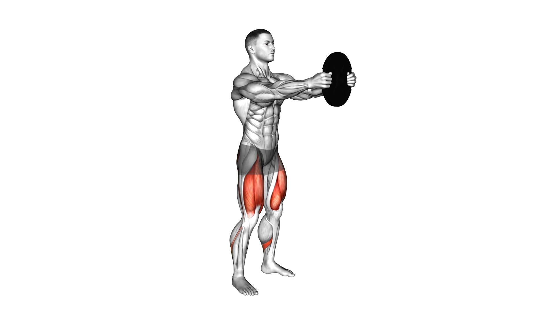 Weighted Counterbalanced Squat exercise demonstration