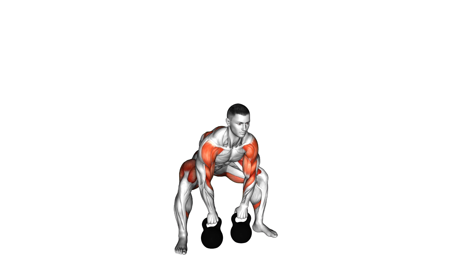 Kettlebell Sumo Deadlift with High Pull exercise demonstration