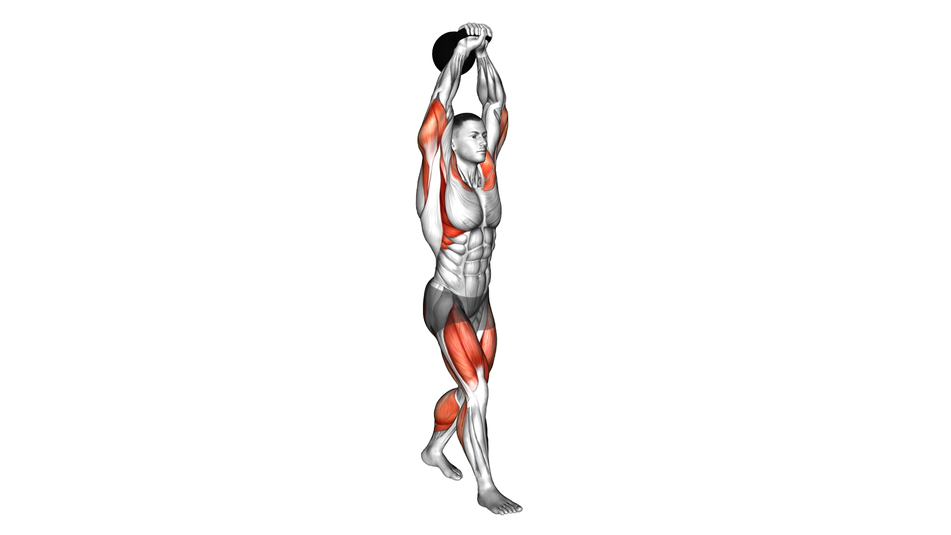 Kettlebell Overhead Carry exercise demonstration