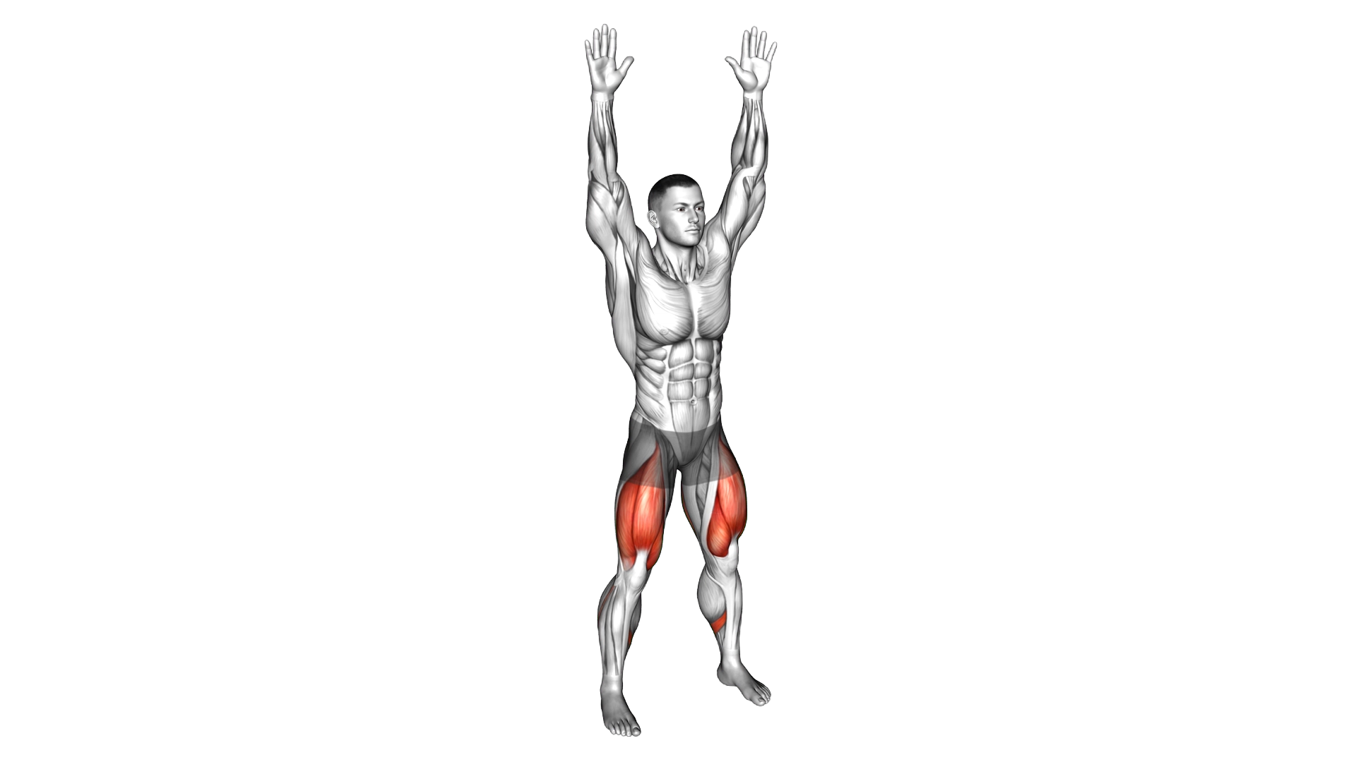 Bodyweight Overhead Squat exercise demonstration