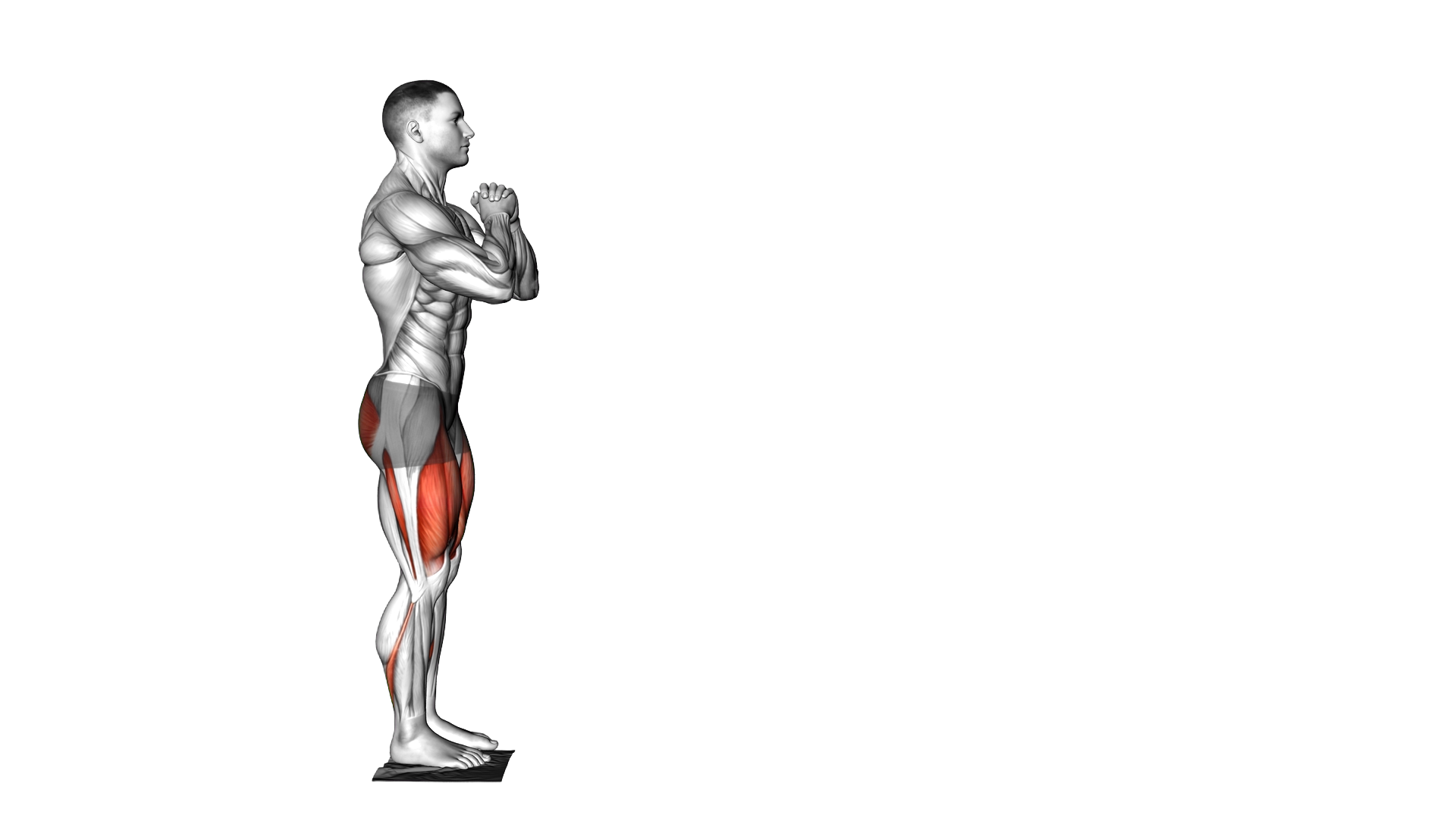 Standing Leg Slide Lunge with Towel exercise demonstration