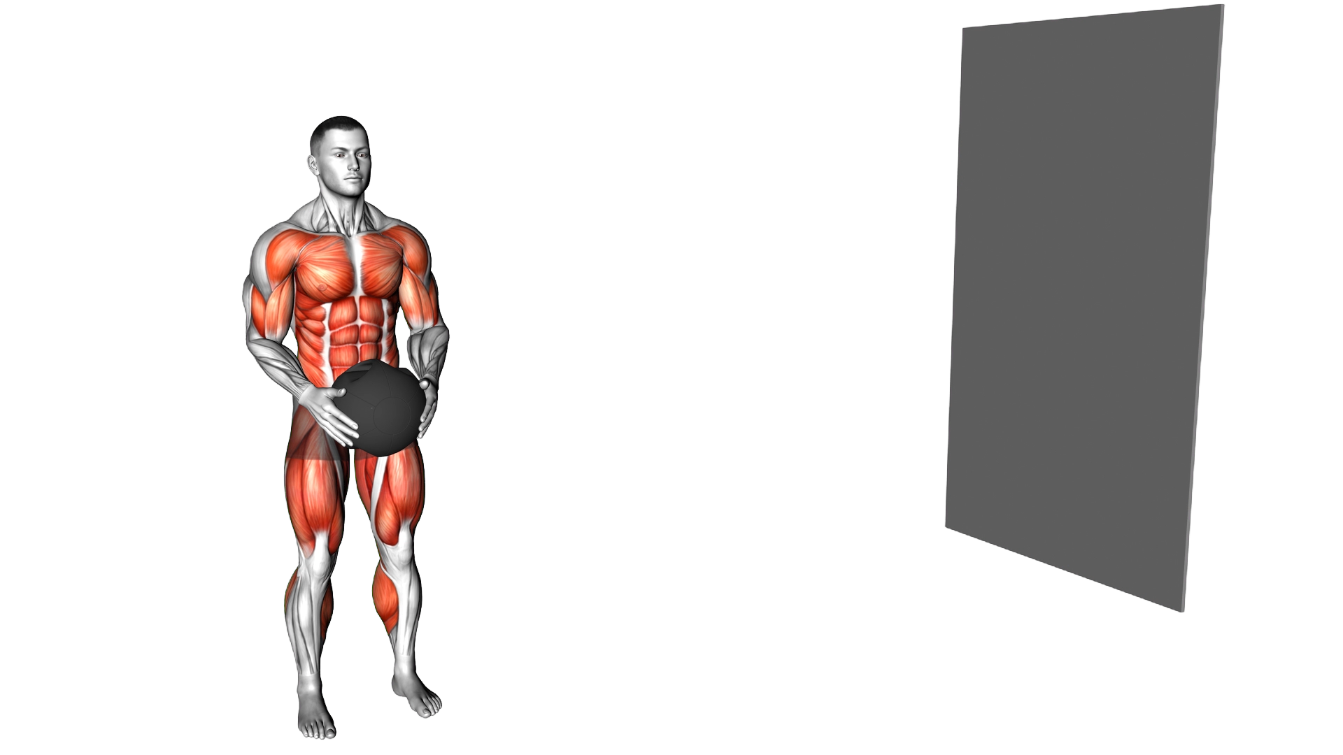 Medicine Ball Step Behind Rotational Throw exercise thumbnail