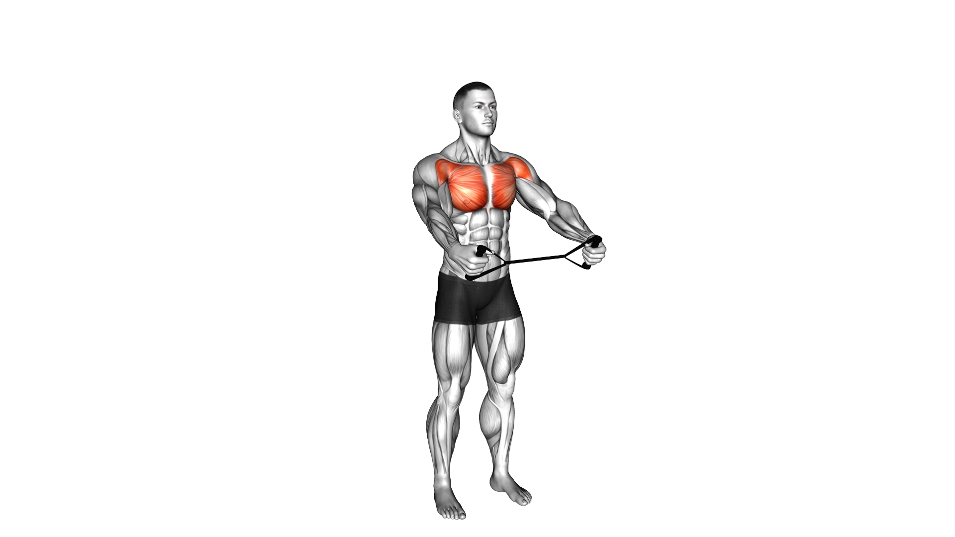 Band Warm up Shoulder Stretch exercise demonstration