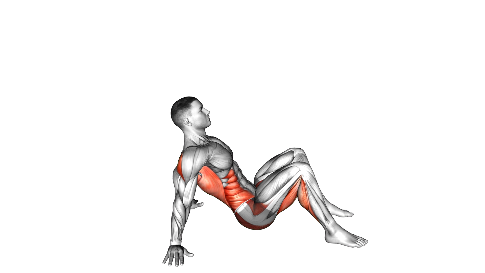 Thoracic Bridge exercise demonstration