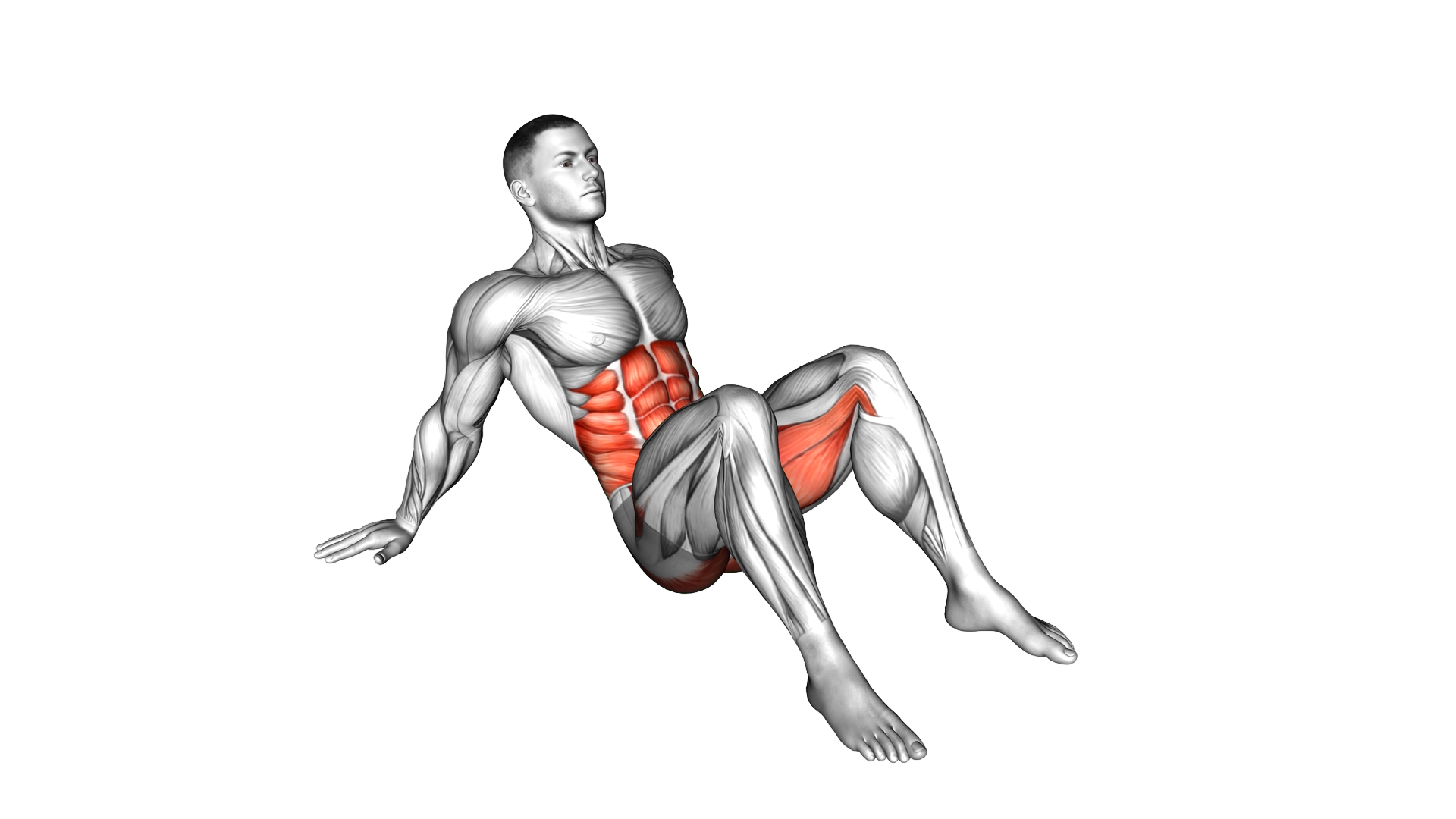 Dynamic 90 90 Hip Twist exercise demonstration