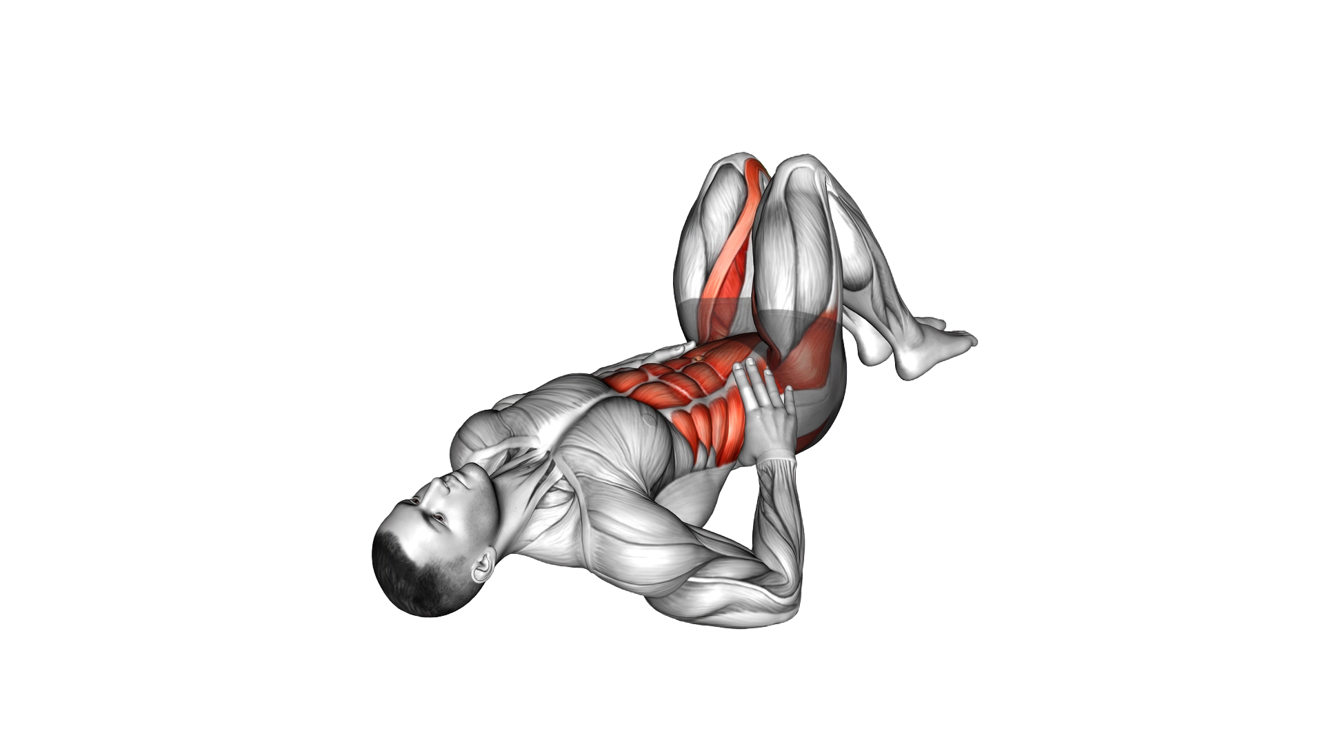Lying Side to Side Knee exercise demonstration
