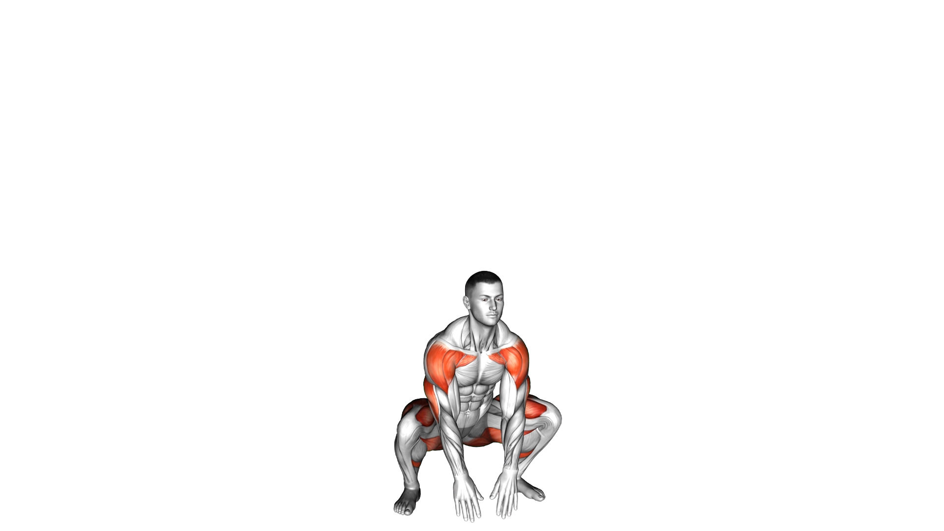 Bodyweight Full Squat with Overhead Press exercise demonstration