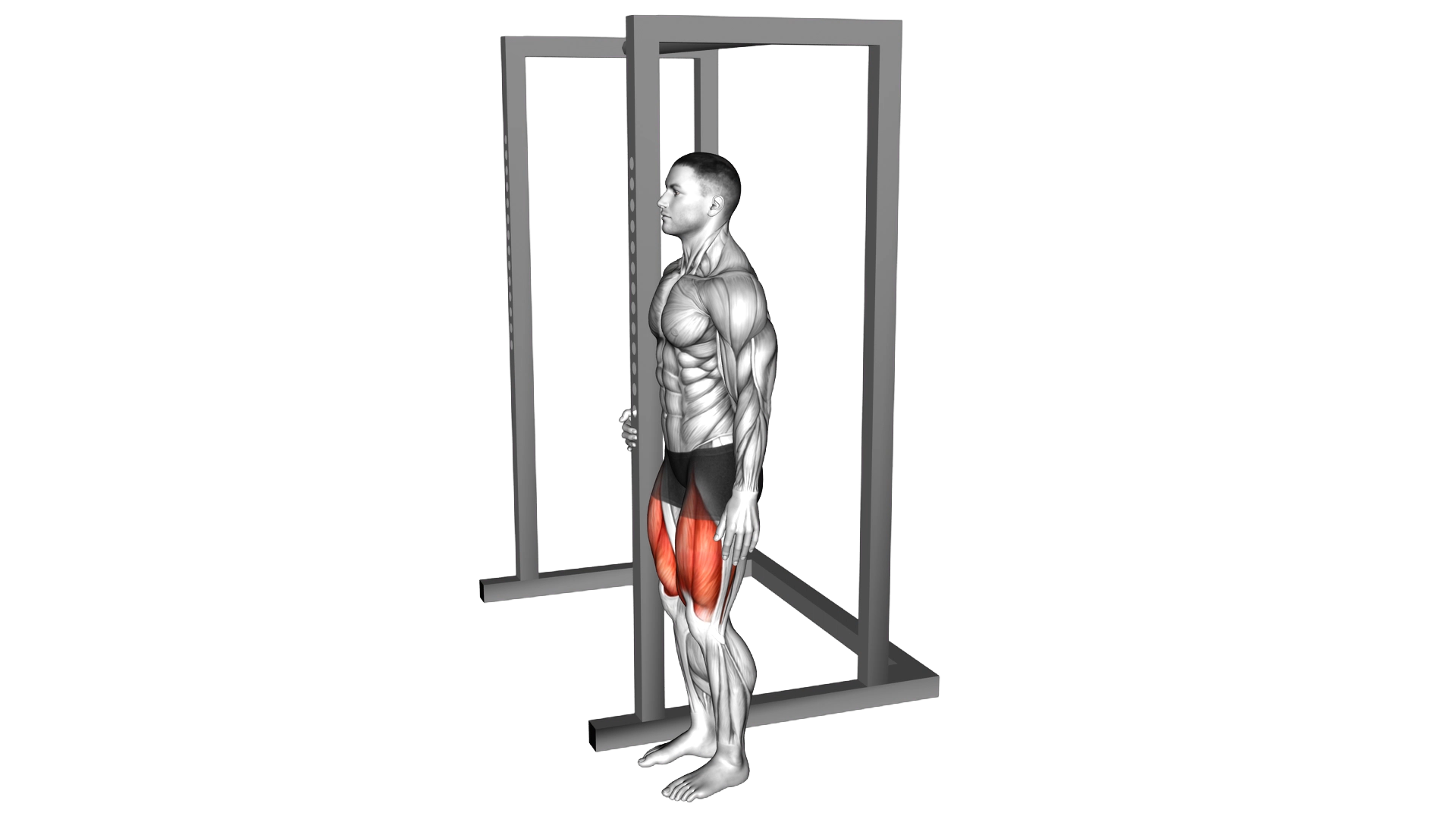 Bodyweight Standing Sissy Squat exercise demonstration