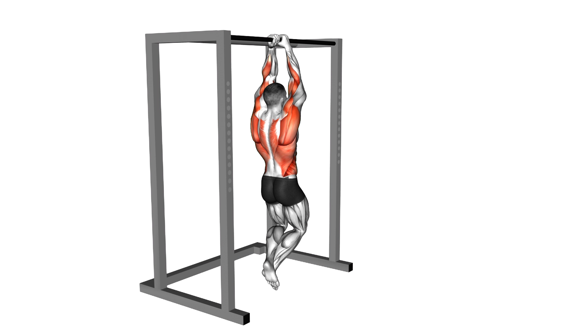 Commando Pull up exercise demonstration