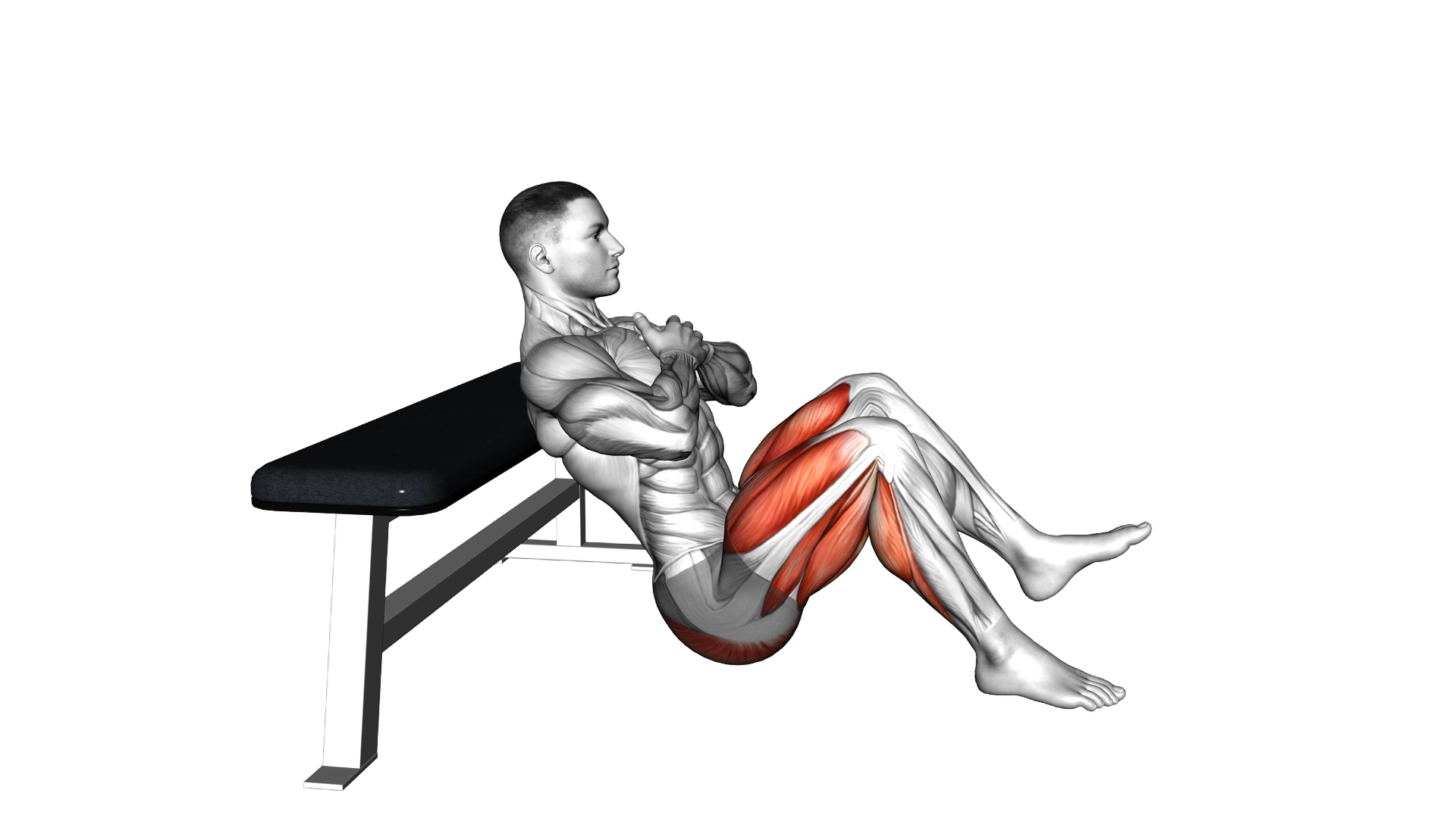 Single Leg Hip Thrust Jump exercise demonstration