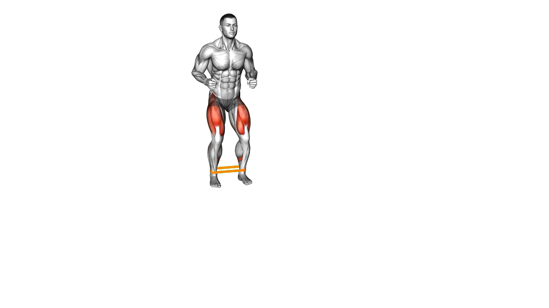 Resistance Band Monster Walk exercise demonstration