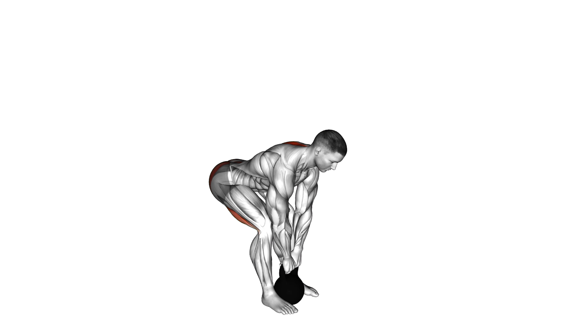 Kettlebell Good Morning exercise demonstration