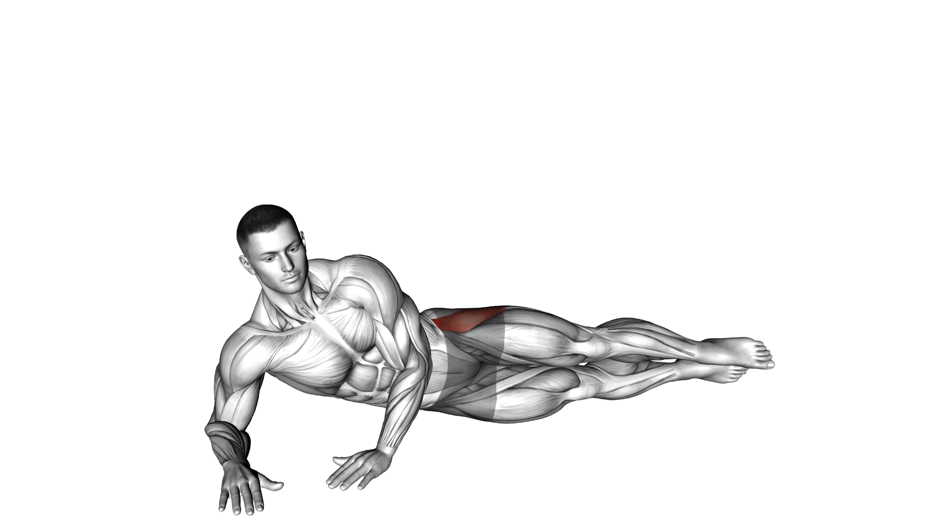 Side Lying Scissors exercise demonstration