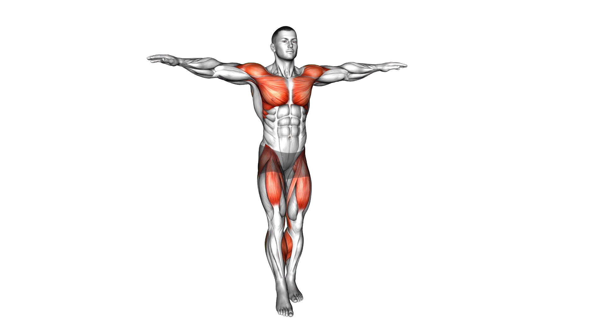Alternate Front Kick in Place with Arm Circles exercise demonstration