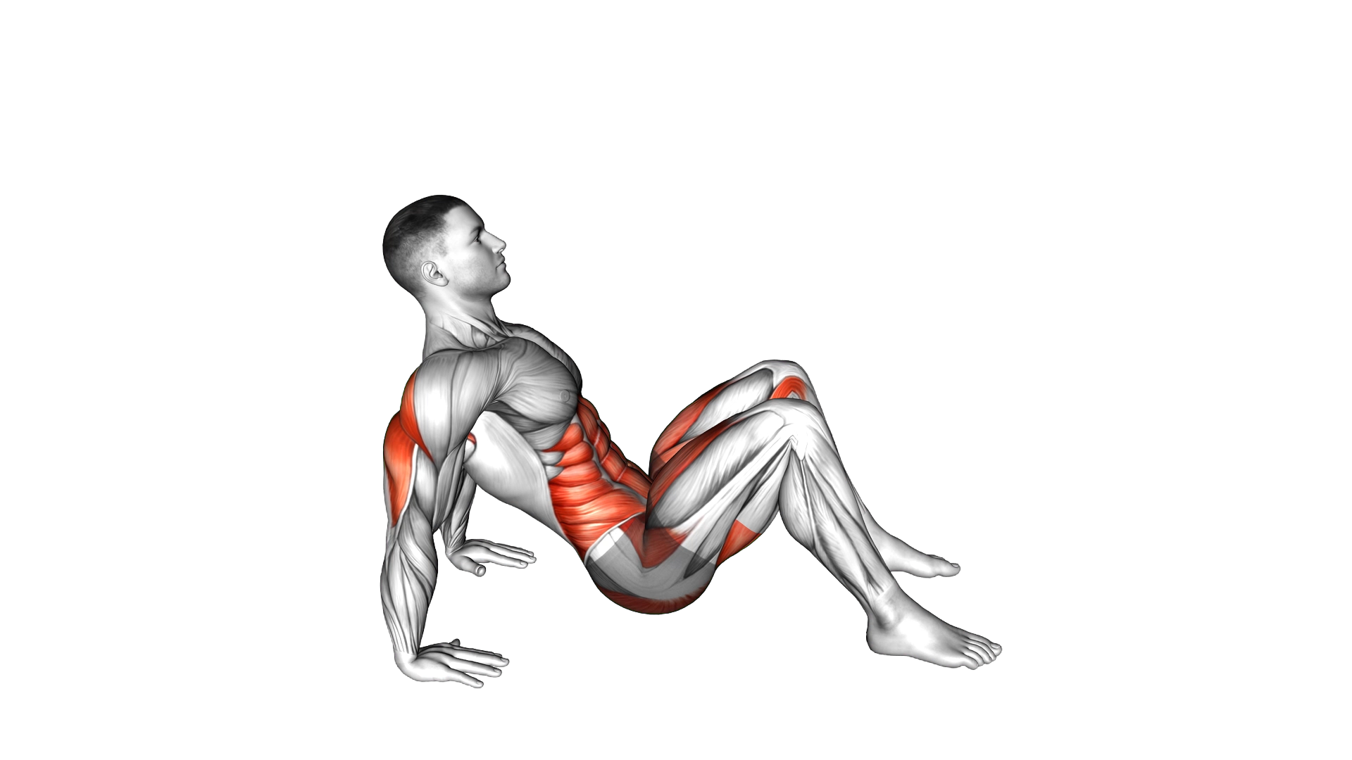 Crab Pose exercise demonstration