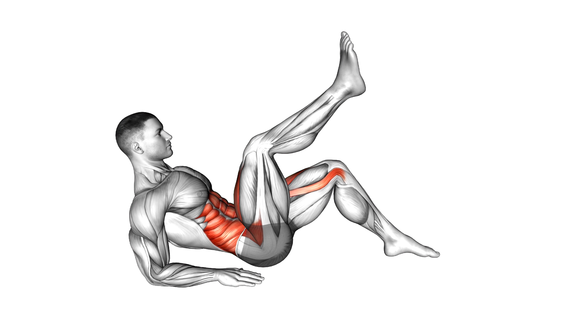 Alternate Toe Tap Leg Lift exercise demonstration