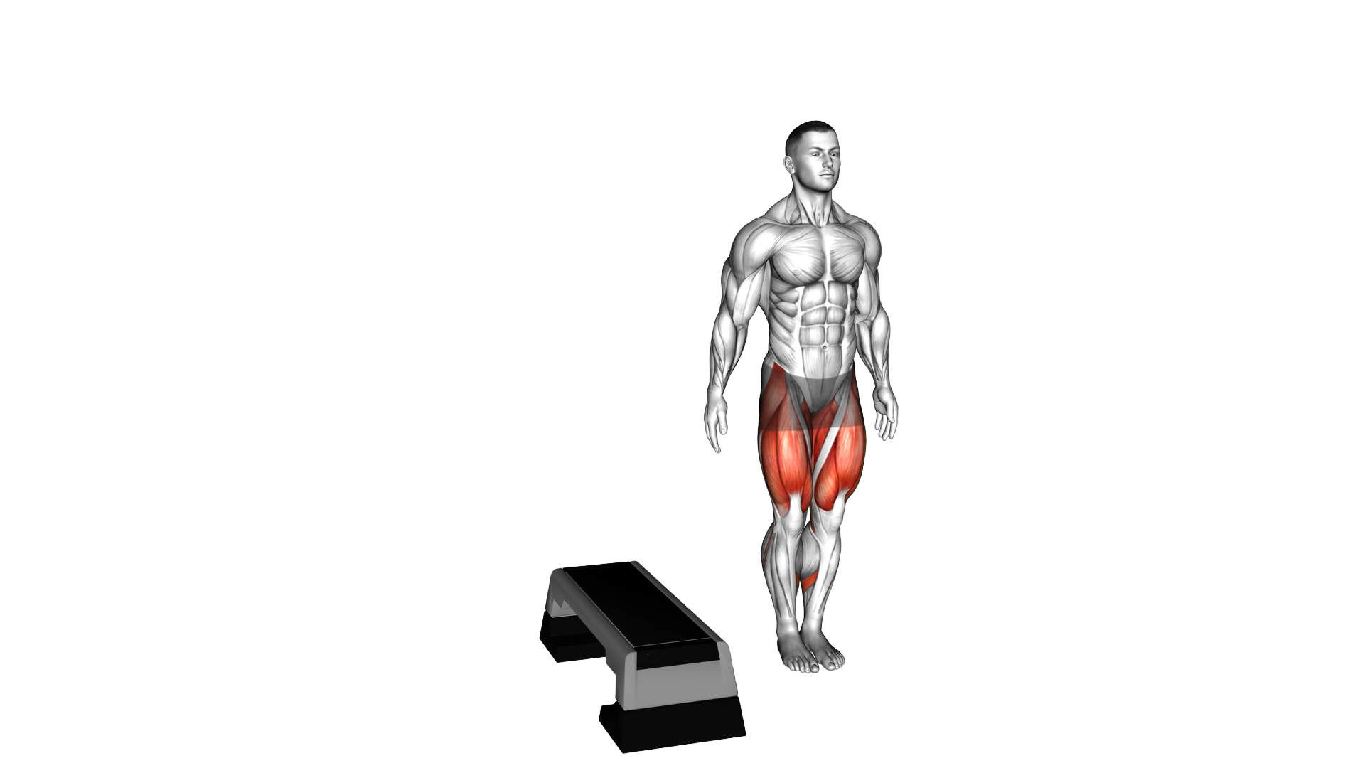 Lateral Step Up with Knee Drive exercise thumbnail