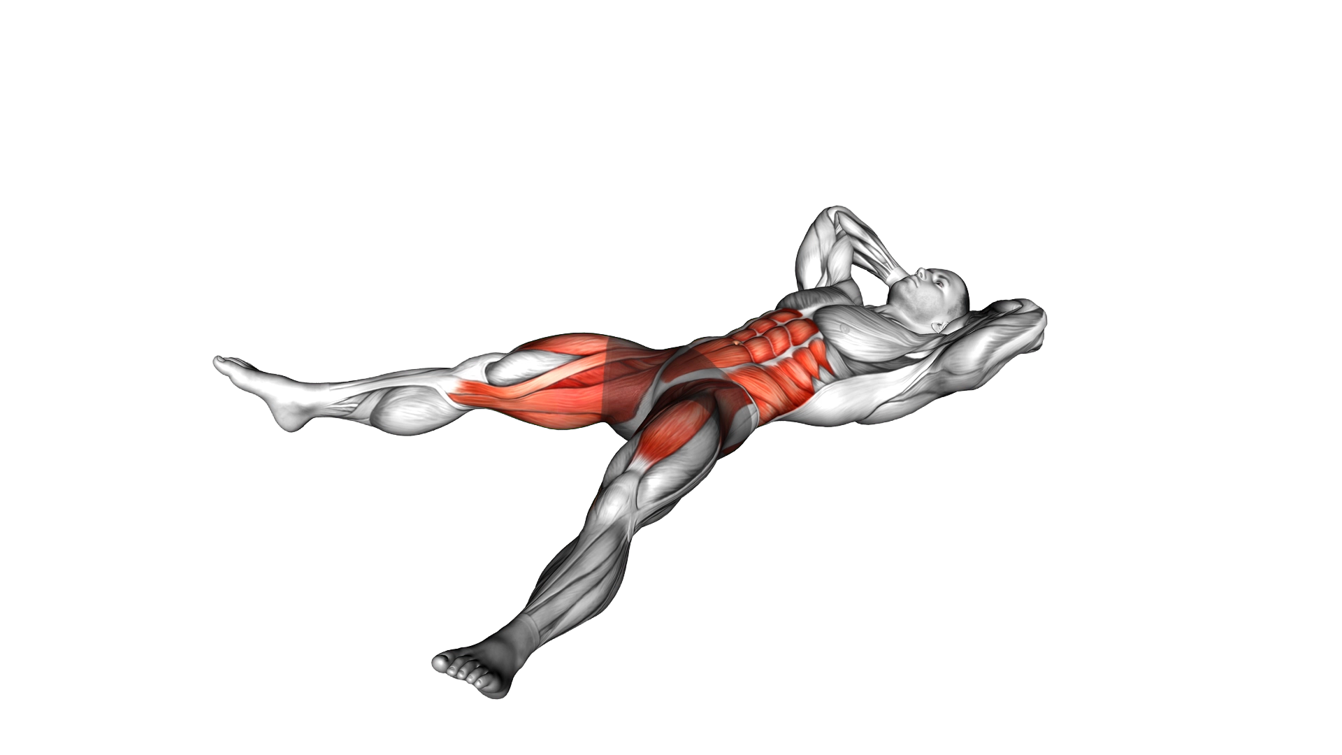 Wide Leg Sit Up exercise demonstration